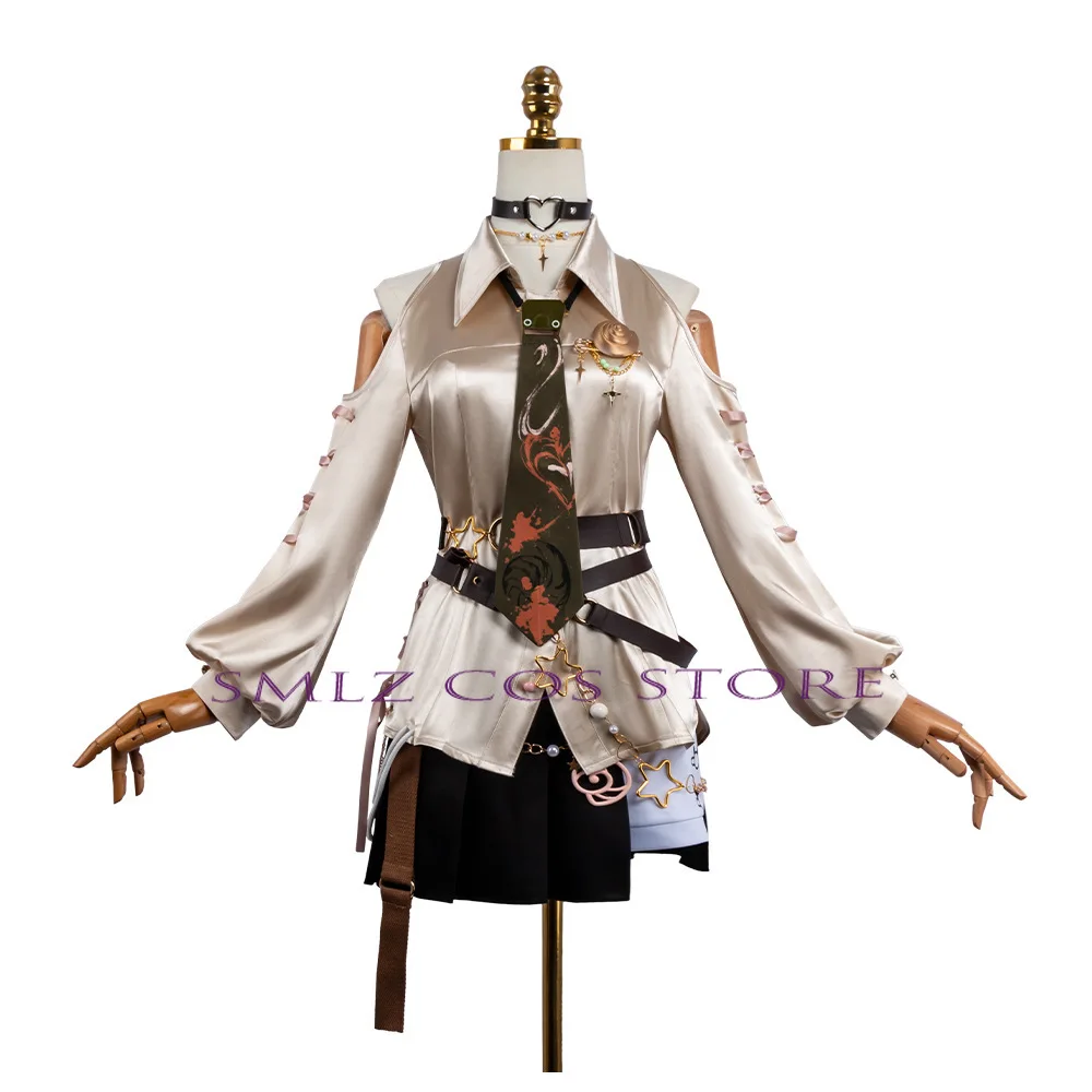 Itzan Cosplay Game Nikki Cosplay Infinity Cosplay Costume Woman Top Skirt Wig Set Halloween Party Outfits for Women  view 5