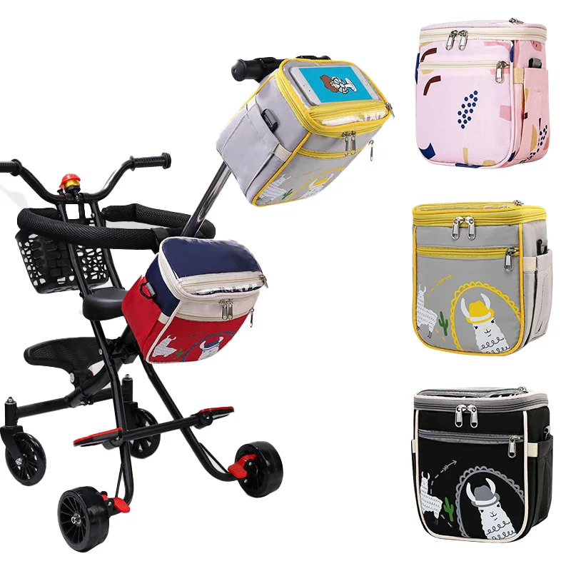 

Baby Stroller Organizers Multifunctional Universal Storage Bag Outdoor Lightweight Non-Slip Waterproof Diaper Bags Hanging Bag