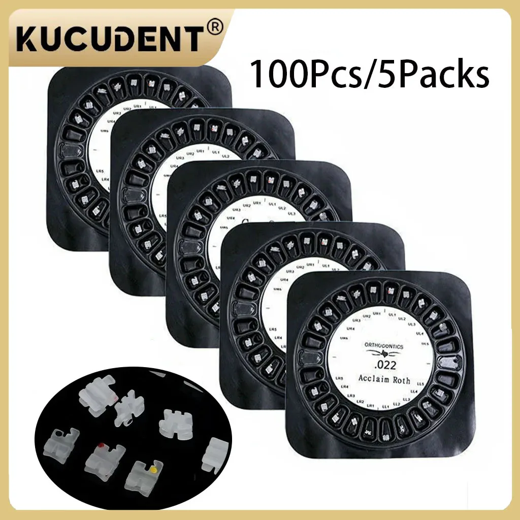 100Pcs/5Packs Denta…