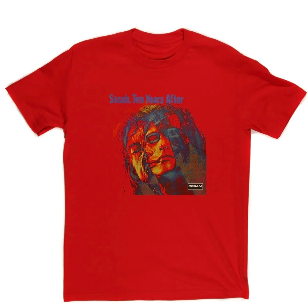 

Ten Years After - Sssh Album Peripheral Pattern Printing Summer Luxury Brand Cotton Men's and Women's T-Shirts Short Sleeves