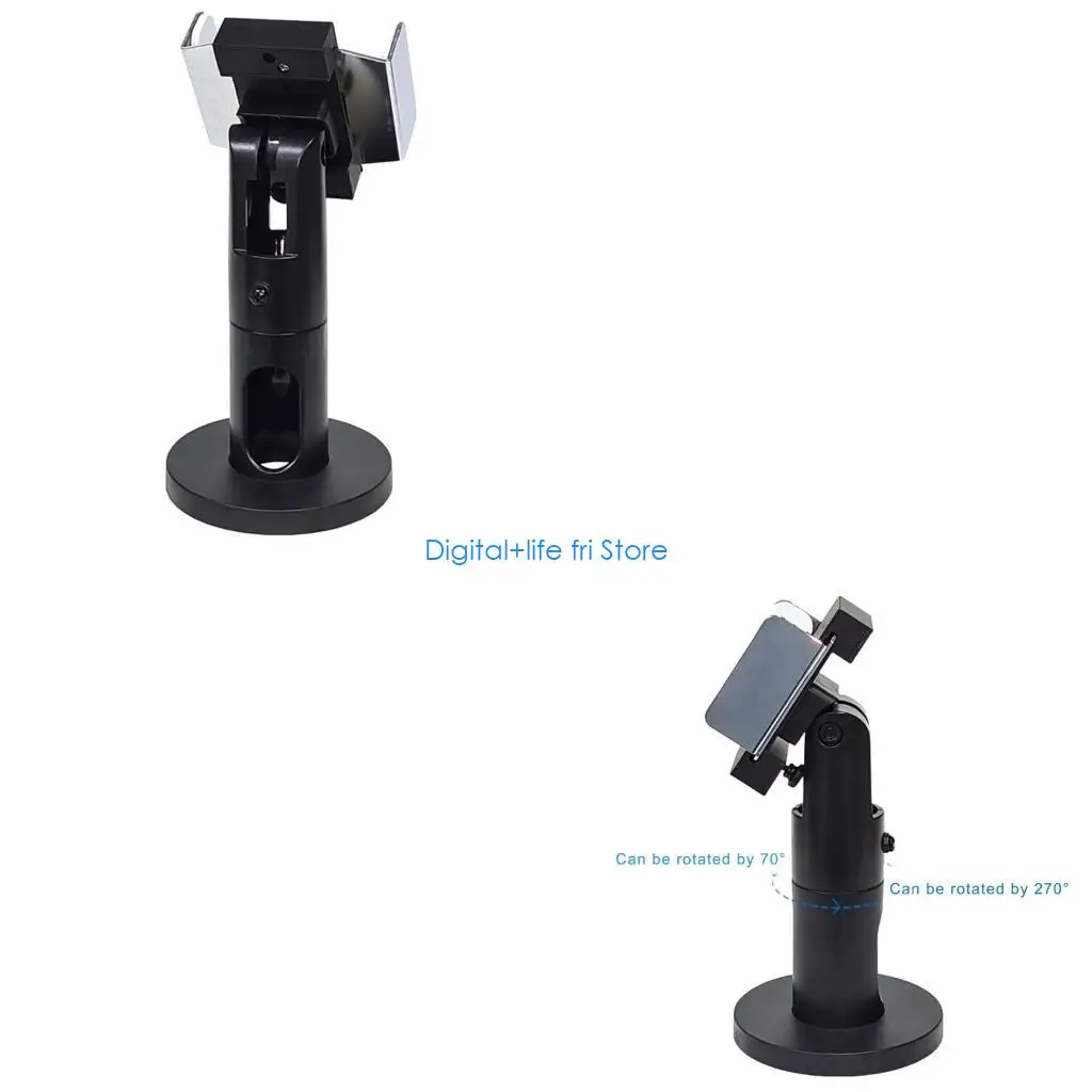 E06D POS Machine Mount With Tilt Adjustment POS Terminal Stand Adjustable Clamp Width