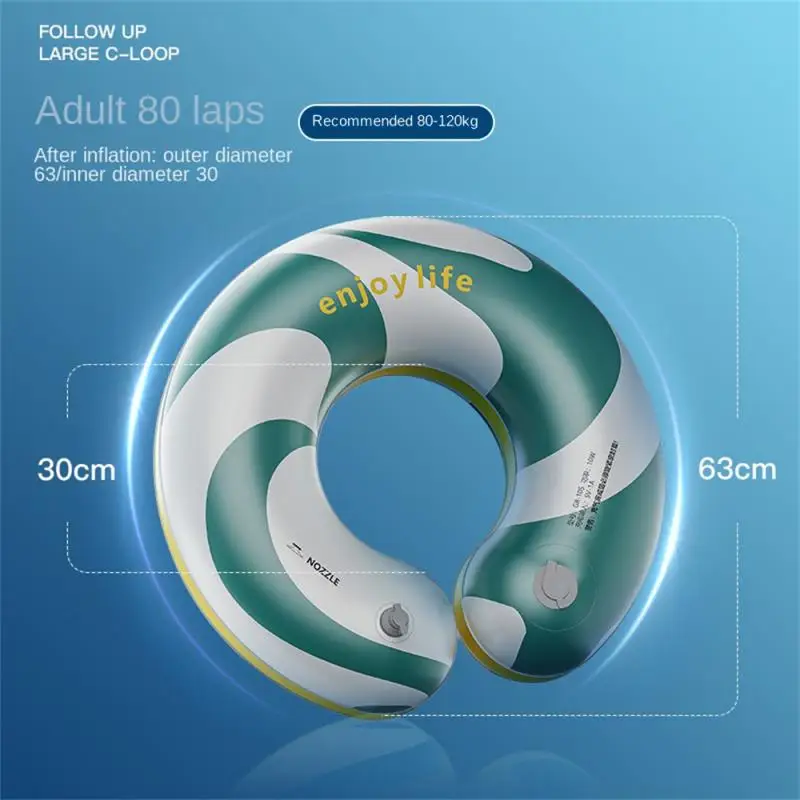 Durable For Use Swim Ring High Density Material Connection Swimming Rings Thickened Air Swimming Ring Safe And High-quality