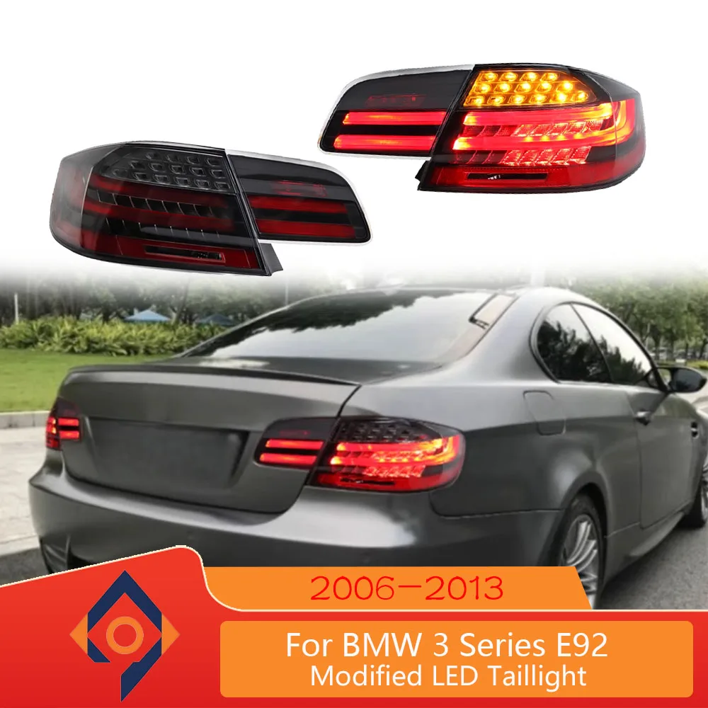 Car Taillight Accessories For BMW M3 E92 330i 335i Tail Light 2006-2013 LED Rear Stop Lamp DRL Brake Signal Reversing Back Lamp