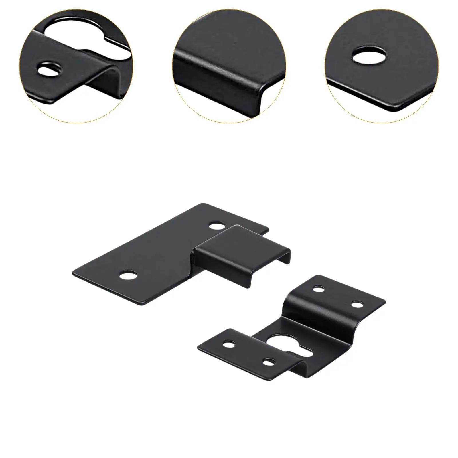 Surround Speaker Wall Hanging Brackets Set Connectors Simple Assembly for