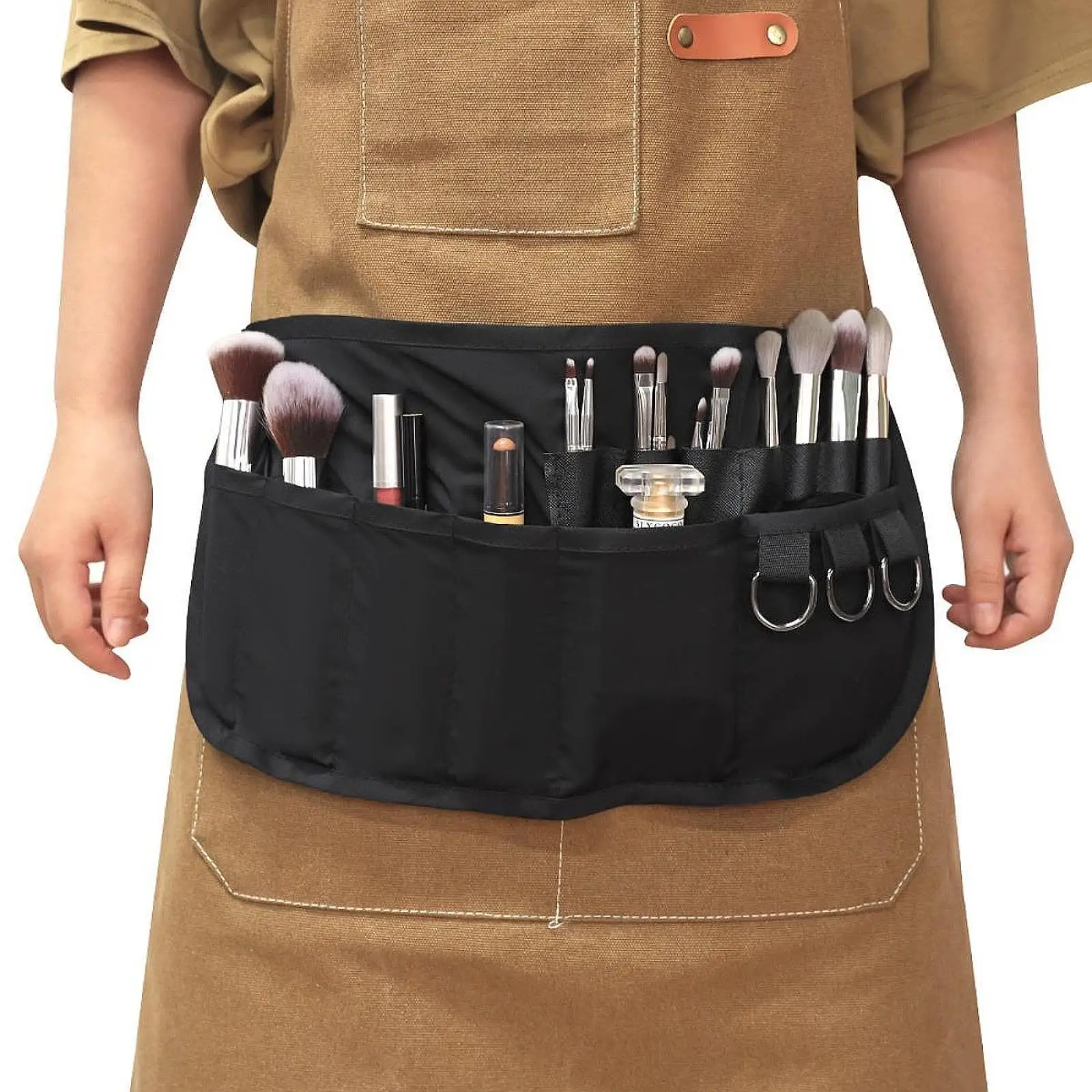 Hair Stylist Apron Barber Apron Multifunction Painters Artist Salon Tools Bag Salon Aprons Belt for Restaurants Gardening KTV