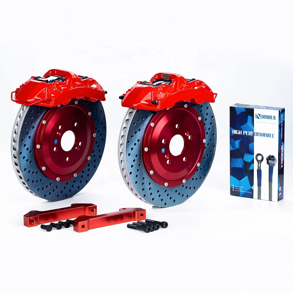 high performance 6 pot naineil brake racing 6 piston brake caliper gt6 big brake kit for accord