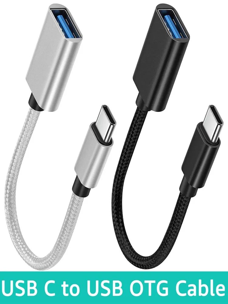 Adapter kabla OTG typu C Złącze adaptera USB na typ C dla Xiaomi Samsung S20 Huawei Konwerter kabla danych OTG dla MacBook Pro — zdjęcie produktu 7