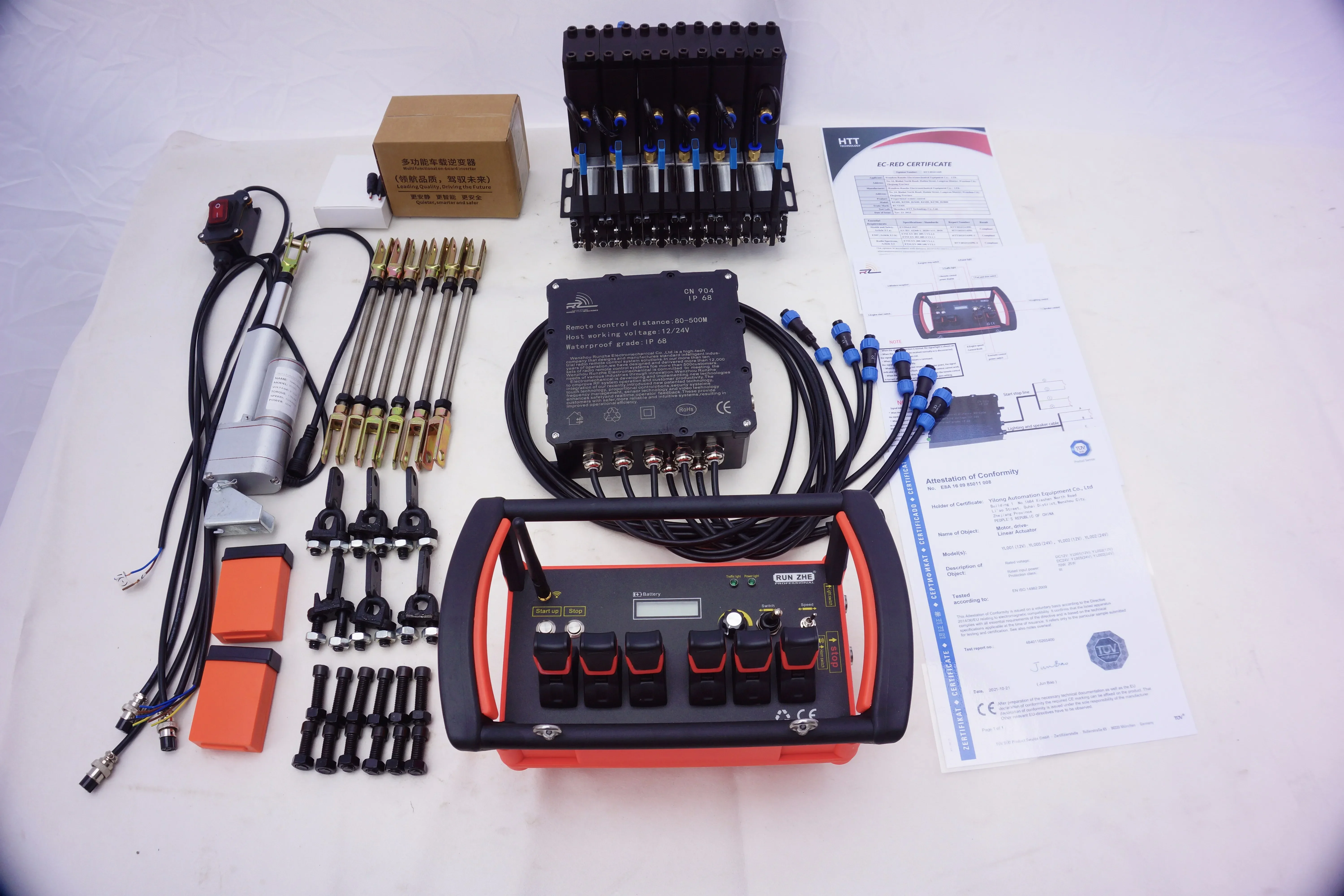 【HOT】Wireless 6-Function Crane Remote Control 12V/24V Waterproof