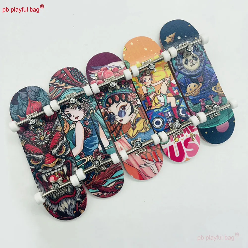 29*99mm Sport In Legno Dito Skate Boarding Legno di Acero Tastiera Novità Regali Per Feste Creativi Giocattolo Per Il Tempo Libero Per Bambini WG37