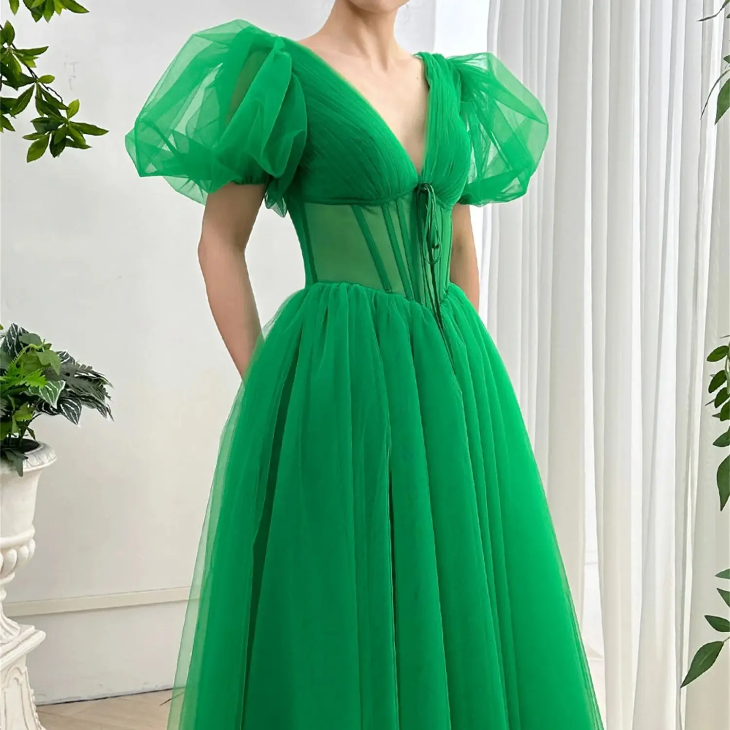 

Aileen Olive Green Dress Emerald Corset Occasions A-line Fuchsia Woman Party V-neck Sage Sharon Happy Evening Dresses Elegant