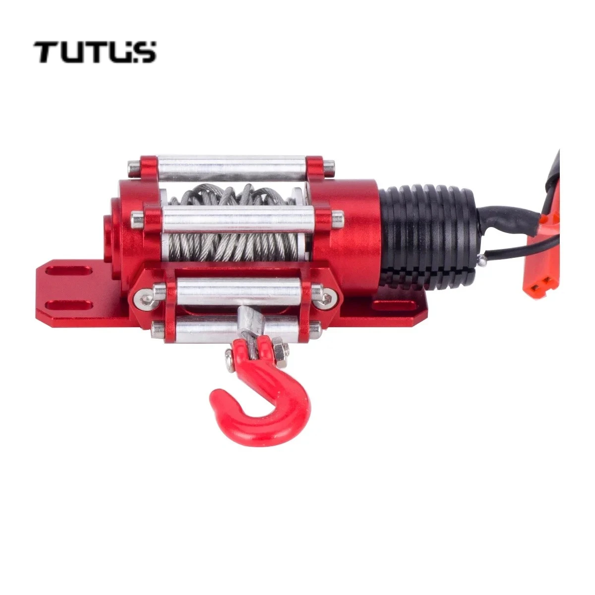1:10 Scale RC Car Wired Automatic Simulated Metal Winch for 1/10 RC Crawler Axial SCX10 90046 TRX4 Redcat Gen8