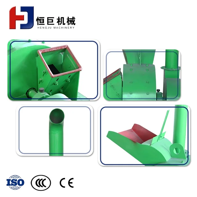 Mesin Kehutanan Penghancur Kayu PTO Traktor dengan Sistem Pengikat 3 Titik