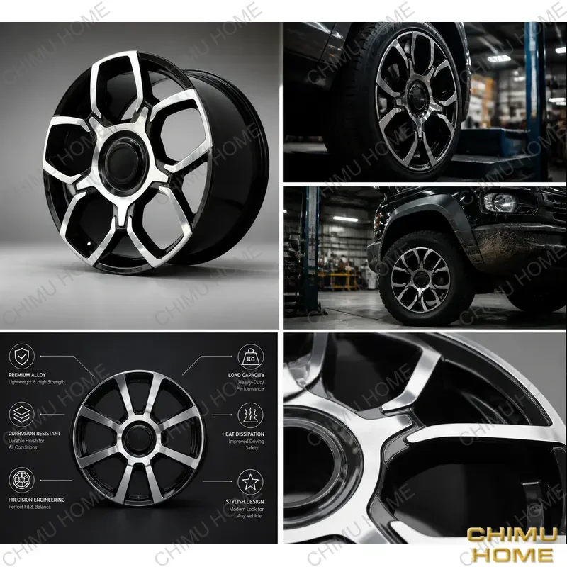 【CHIMU HOME】18-20 Inch Forged Aluminum Alloy Wheel Rims 5x112 5x114.3 Direct Replacement for OEM Parts