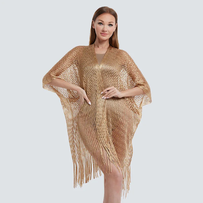 

Solid Color Sexy Slit Hooded Hoodie Bikini Hollow Beach Hoodie Travel Sunscreen Shawl