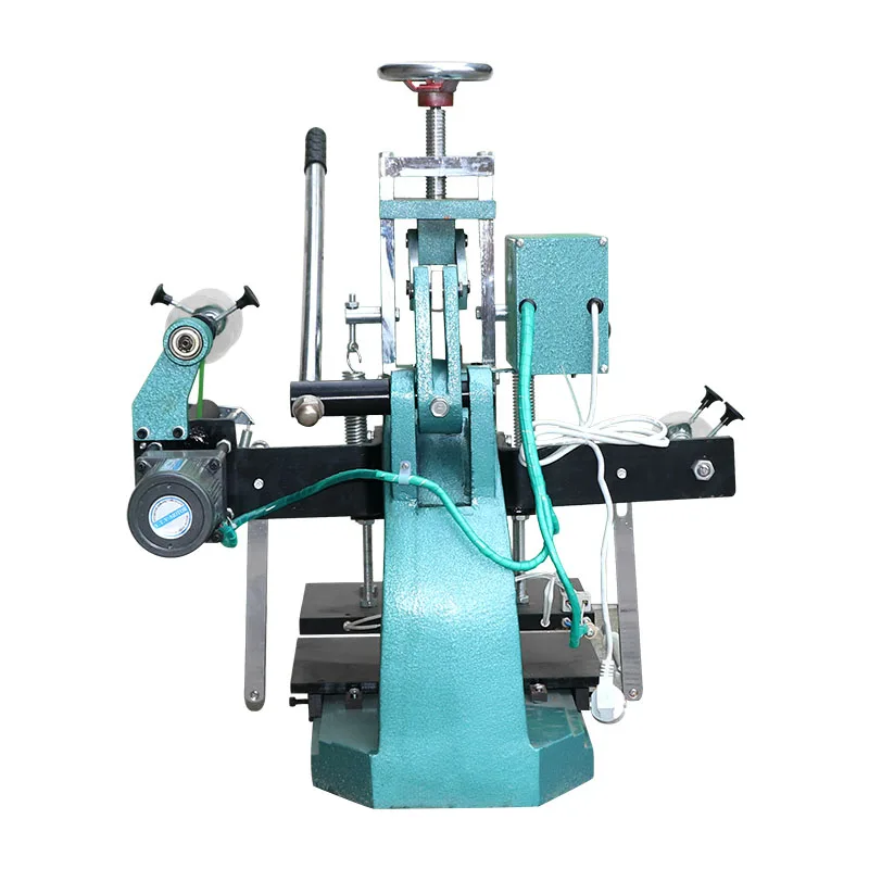 Manual Heavy Duty Hot Stamping Machine Pu Leather Paper Branding Hot Stamping Machine Business Card Elevator Tag Hot Stamping