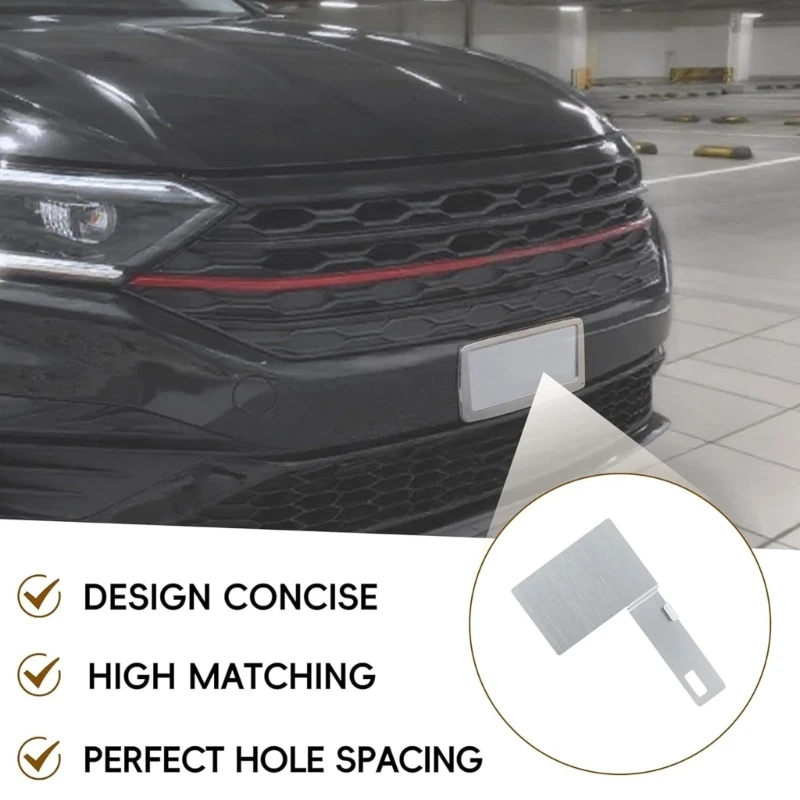 

Сверхмощное крепление номерного знака из нержавеющей стали, вертикальное выравнивание, изогнутое под углом 15 ° для улучшения