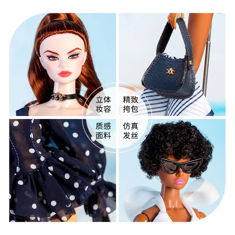 2025年新作 1/6 PP BJDドール服 30CM FRスーパーモデルドール 女の子 プリンセスドレスアップドレス ファッショントップ ショートスカートセット おもちゃアクセサリー