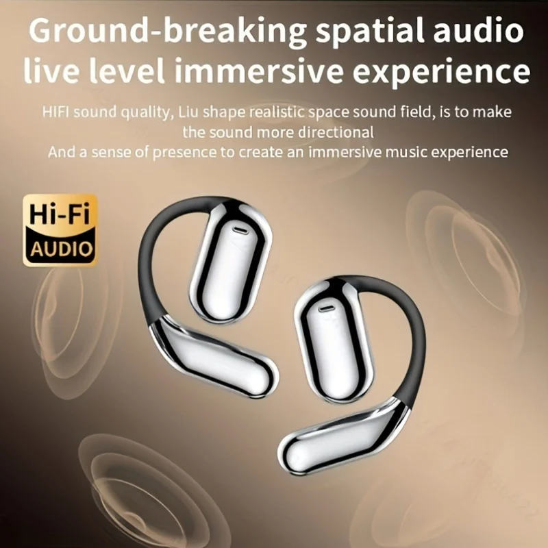 Wireless Headset、Assistant、Large Screen2Inch、ACSWireless earphones-Sound Quality，Sports Game Opening Design，