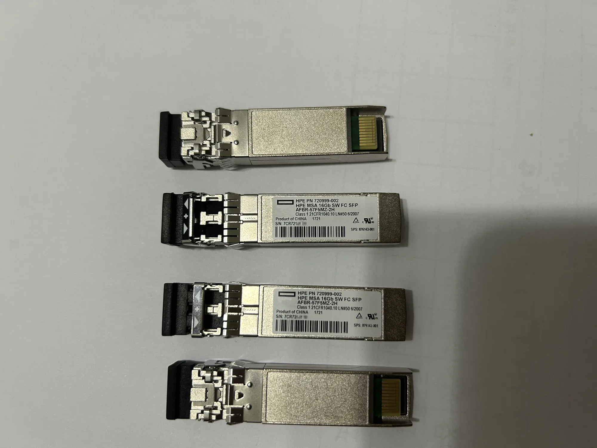 

H-PE MSA 16GB SFP Transceiver Switch/720999-002 AFBR-57F5MZ-2H 876143-001 MSA 2040 C8R24B C8R09A MSA 2050 MSA 2060 16GB SFP