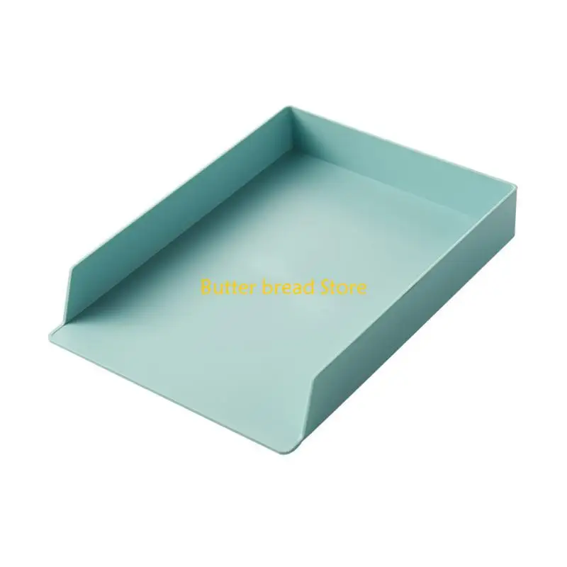 W89C Stackable Box Office Supplies for Case Houseware Magazine Desk Plastic Storage B