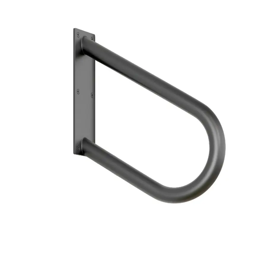 

Hand Rails for Outdoor Steps UShape Black Handrails for 13 Steps Wall Mount Stair Hand Railing 1.3 Pipe Grab Bars Stainless Stee