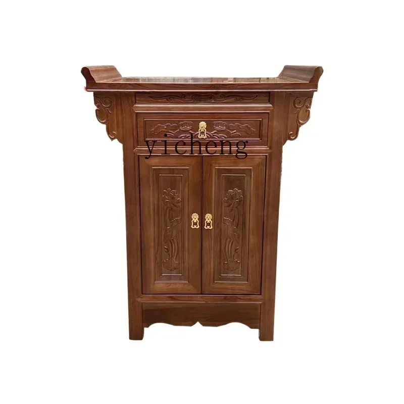 FG-17  table Buddhist platform household Chinese simple solid wood Buddhist shrine Shrine incense case