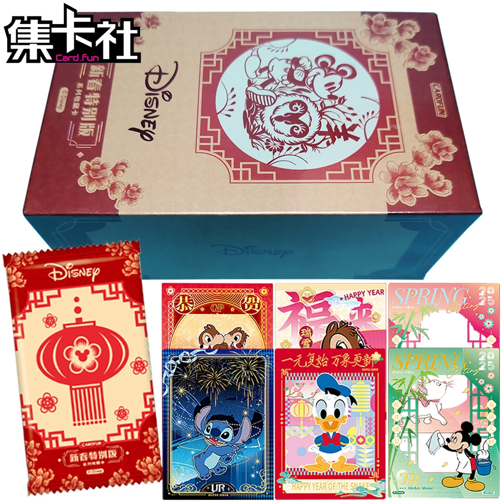 

Genuine Card.fun Disney New Year Special Edition Collection Card American Animation Movie Limited Character Card Kid Hobby Gift