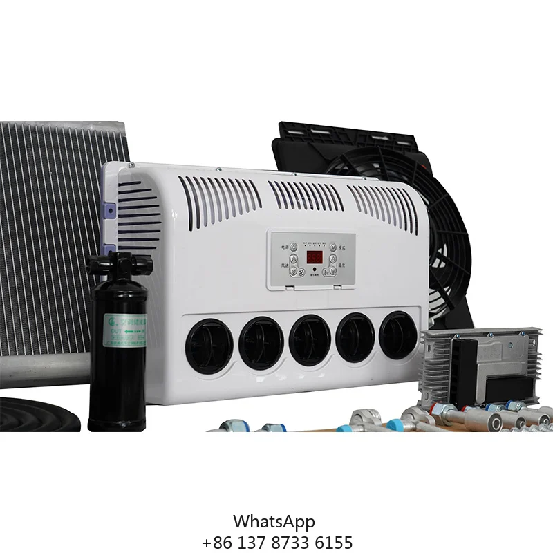 Parking Air Conditioner 24v Big Van Truck Hidden Dual Purpose Small 12V Construction Vehicle Excavator Shovel Large Vehicle