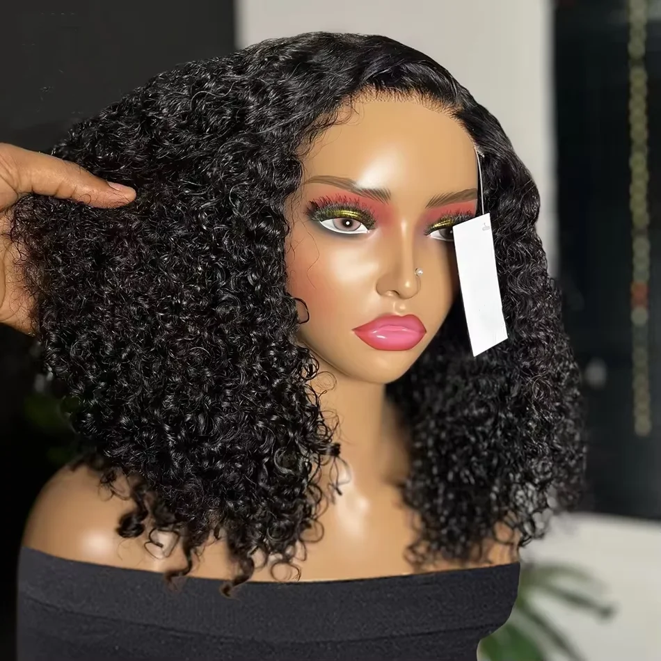 

13x4 13x6 Lace Front Wig Human Hair Deep Curly Wave Short Bob Human Hair Lace Frontal Wigs 5x5 Closure Wig Brazilian For Women