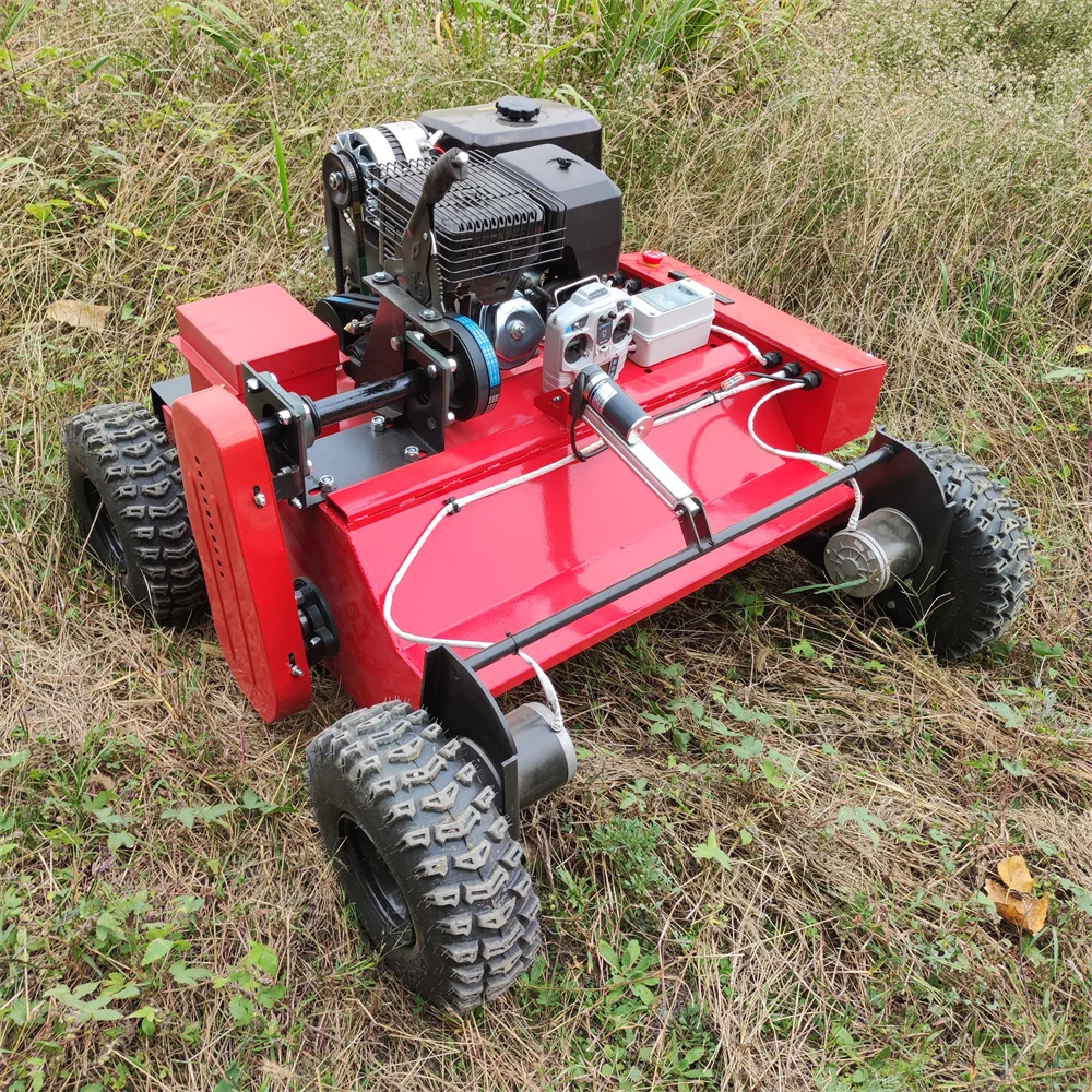 Effective distance Remote control crawler mower 800mm Cutting width Start mode Electric start mower