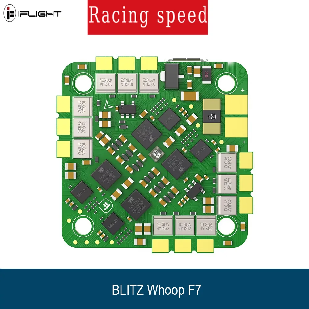 iFlight BLITZ Whoop F7 2-6S 55A AIO Board Flight Controller/ESC with 25.5*25.5mm Mounting pattern for RC FPV Drone