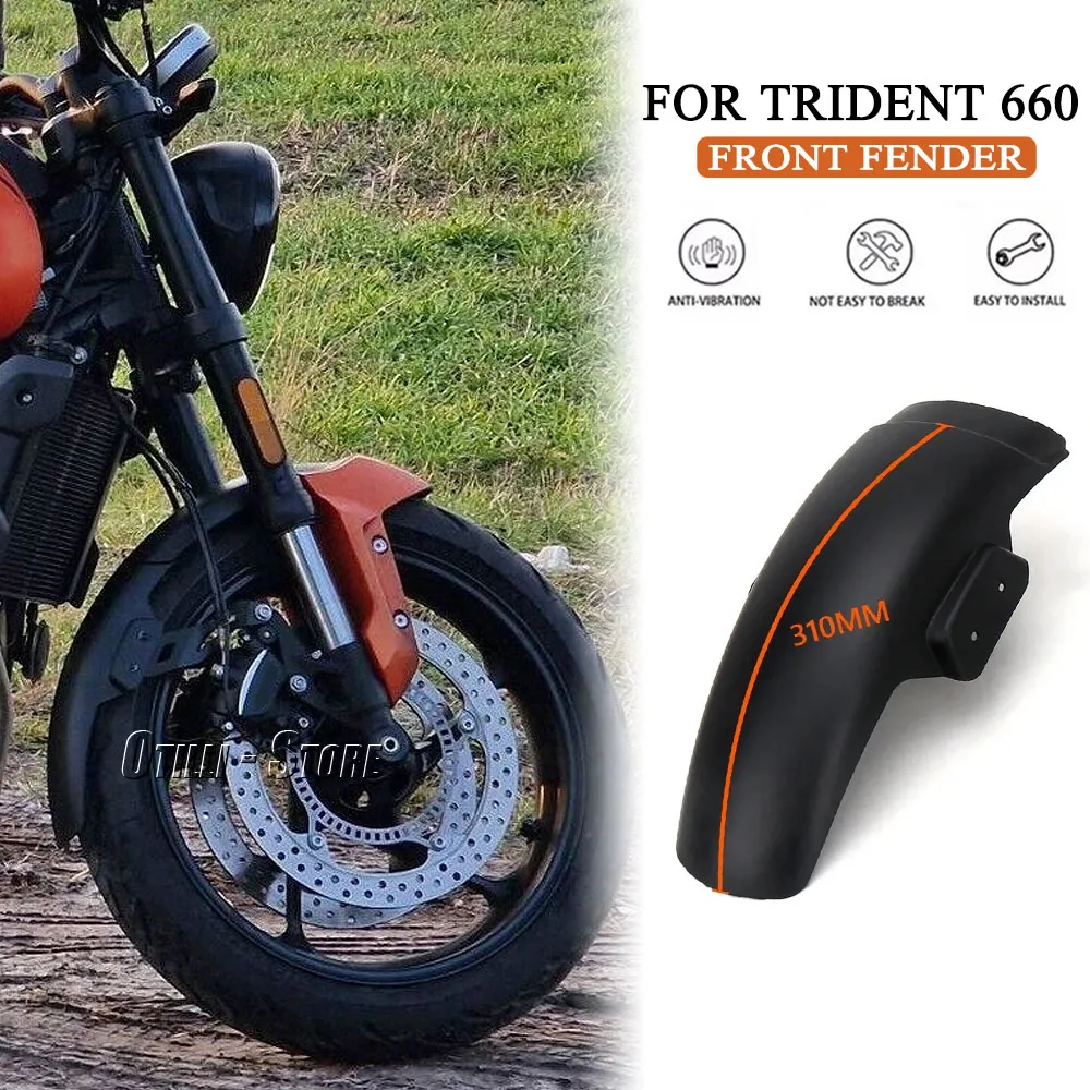 

Fit For Trident660 Trident 660 trident TRIDENT 660 2021-2024 Motorcycle Accessories Front Mudguard Fender Extender Extension Kit