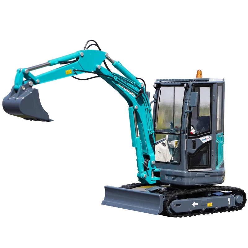 1:20 Original Shanhe Intelligent SUNWARD SWE25U Excavator Small Rotary Excavator Alloy Model
