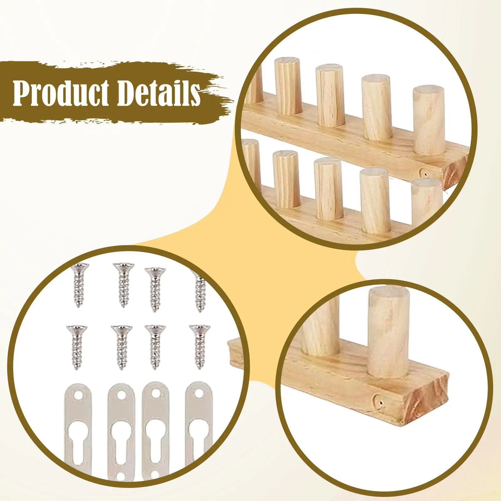 Wooden Knitting Loom Kit Easy to Use,Adjustable,Bulky Blanket Loom,DIY Throw