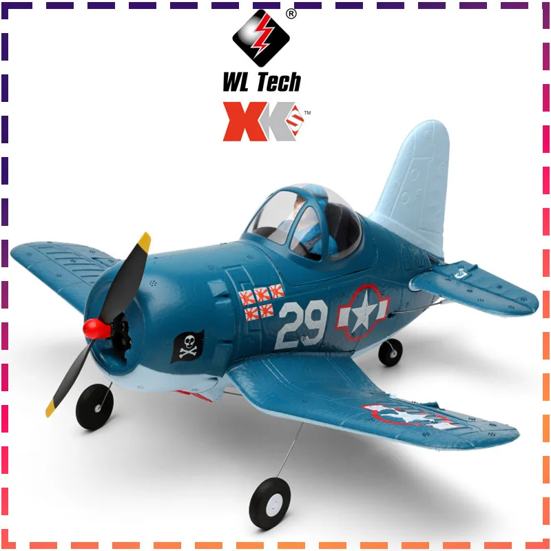 

Wltoys Xk A500 Rc Airplane Qf4u Fighter Four-Channel Machine A250 A200 Remote Control Planes 6g Mode Fighter Toys For Adults