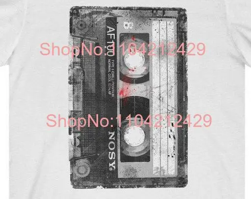 Grunge Cassette Tape Vertical Analog Old School Classic T Shirt long or short sleeves