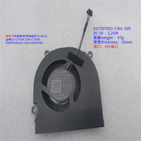 THER7GK5C6-1431 GK5CP6V CPU COOLING FAN For MECHREVO Z2 Air-GMONSTER ABRA A5 V15 NOTEBOOK FAN EG75070S1-C391-S99
