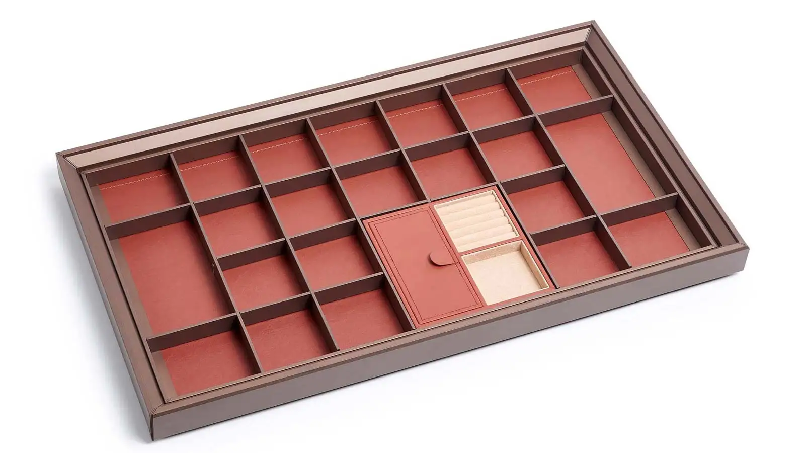 

Goldmine Leather Jewelry Box Wardrobe Accessories Cloud Series 1820A