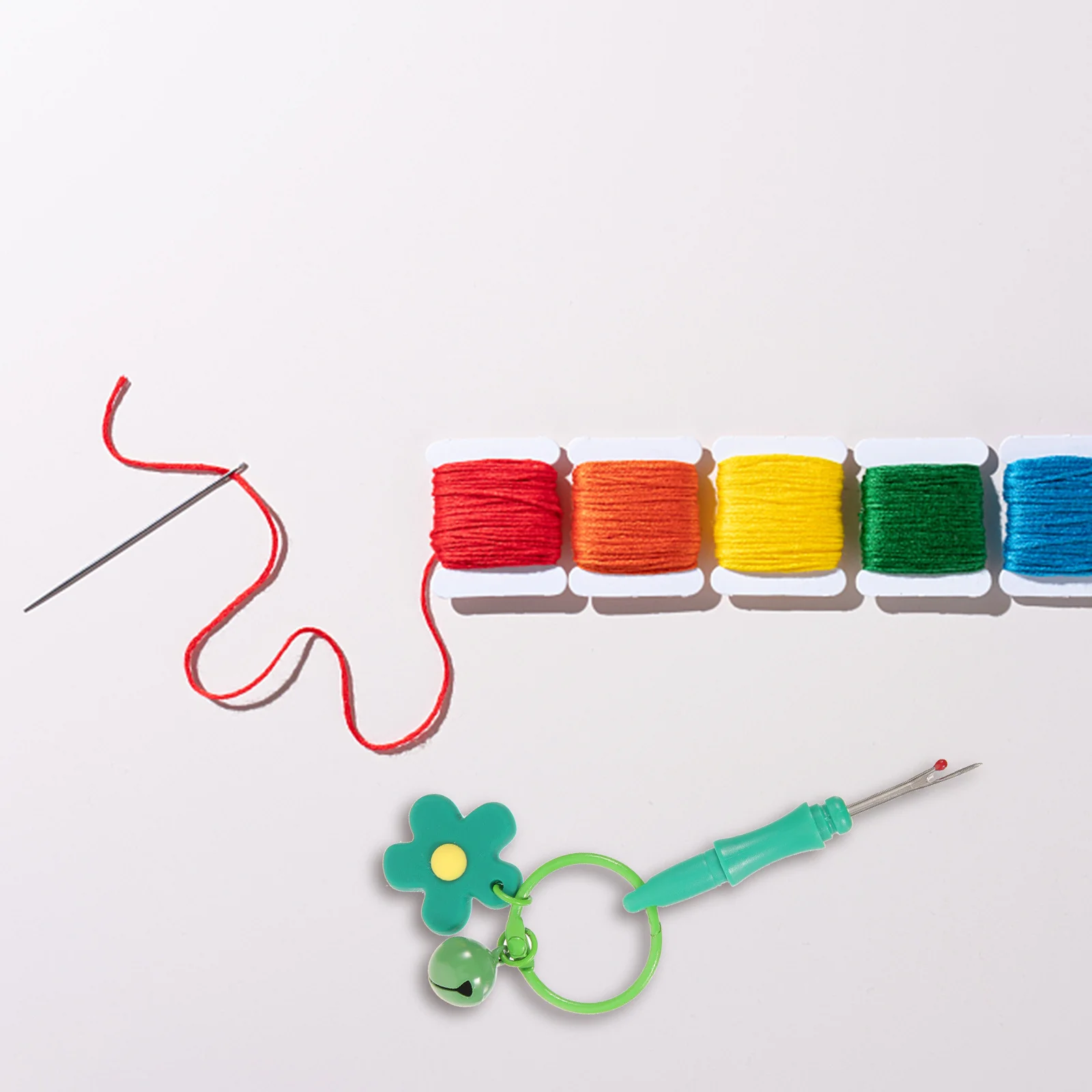 

4Pcs Seam Ripper Keychains Durable Sewing Thread Remover Portable Small Stitch Ripper Tool for Cross Stitch Embroidery Tools