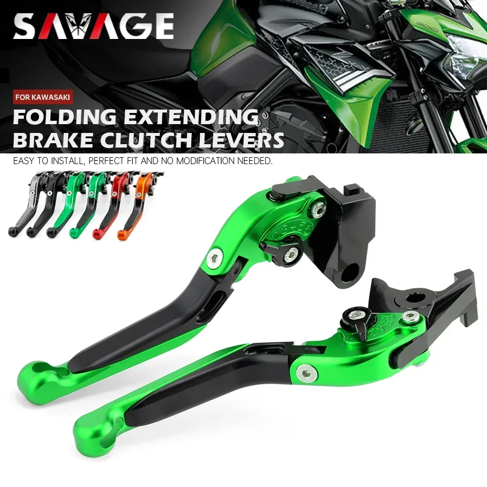 

Brake Clutch Levers For KAWASAKI Z900 Z650 Vulcan S 650 NINJA Versys 650 1000 KLE650 Z 900 Motorcycle Folding Extendable Handles