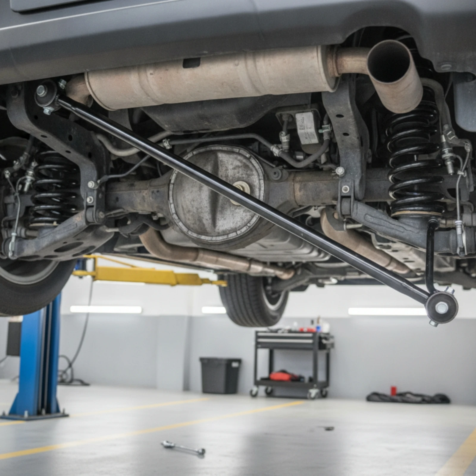 Rear Chassis Control Arm Easy to Install Rear Control Arm Part Long-Lasting Anti-Corrosion for Mechanics, Automotive Repair