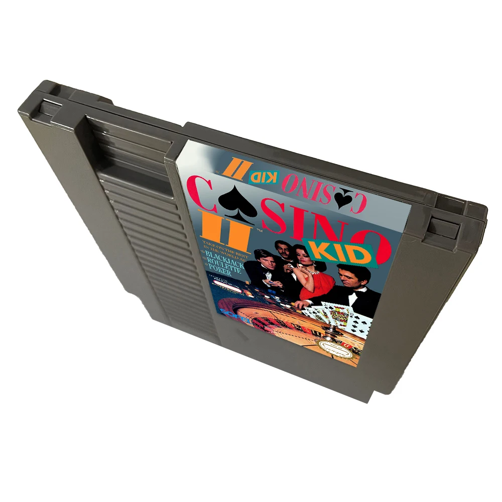 Juego Clásico de Casino para niños, cartucho de juego de 8 bits, 72 pines, para NES, consola Retro