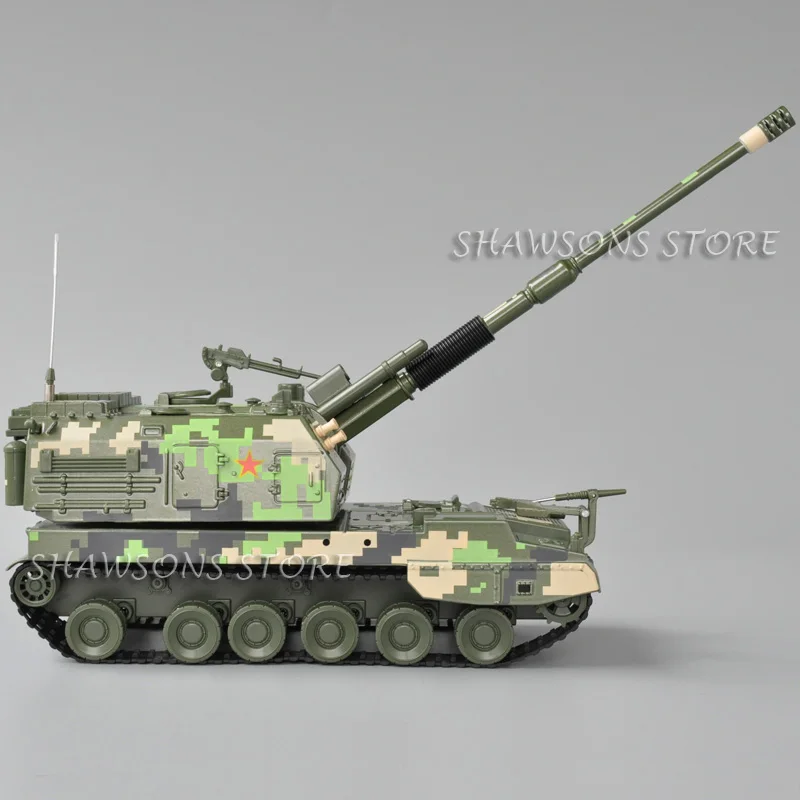 KDW 1:35 Scale Diecast Metal Military Model Toy China PLZ-05 Self Propelled Artlillery Miniature Replica Collection