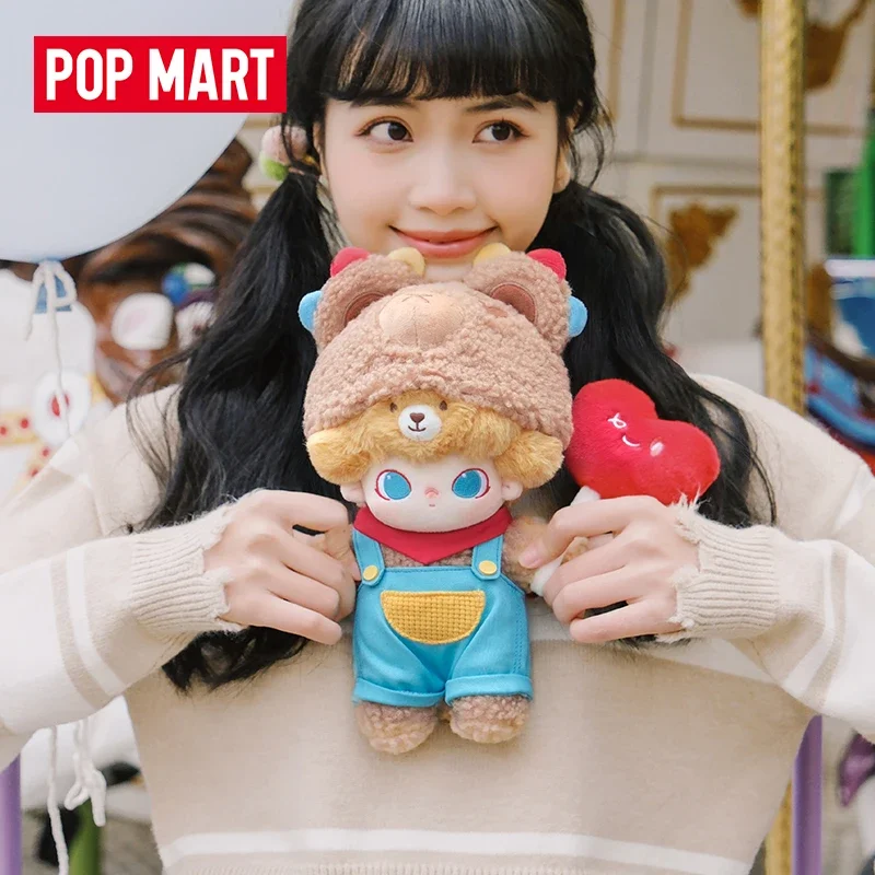 

20 см POPMART DIMOO Серия «День встречи» Хлопковая плюшевая кукла-игрушка, игрушки-сюрпризы в закрытой упаковке, милая аниме-фигурка