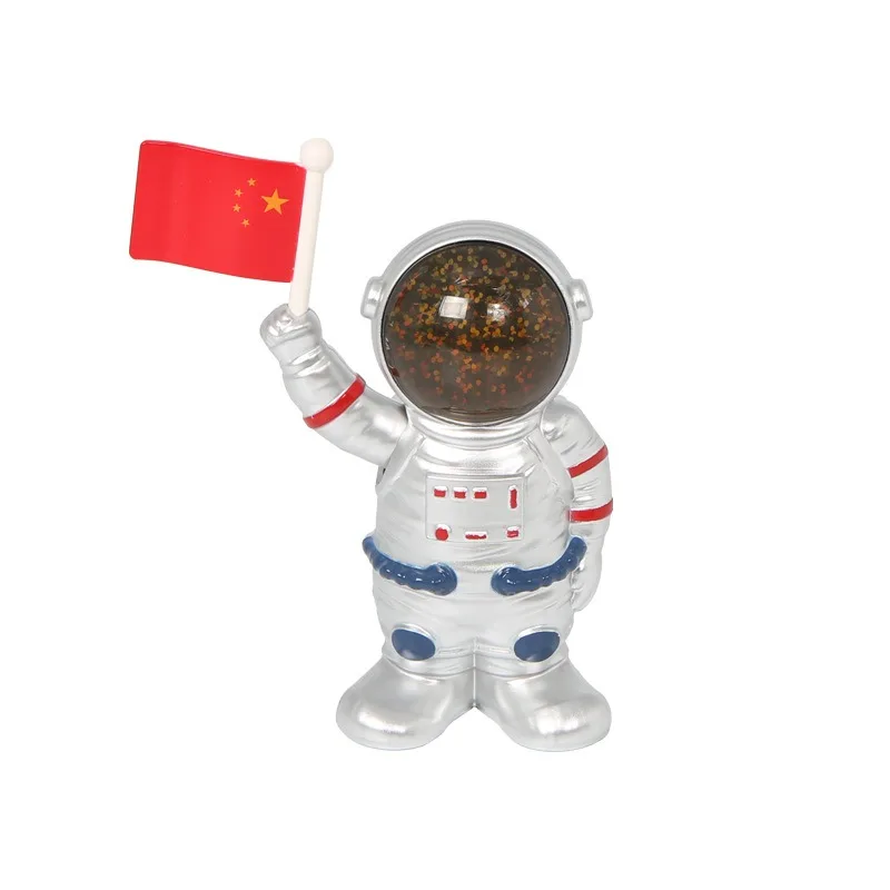 Solar Car Ornaments 2024 New Astronaut Personality Creative Spaceman Centre Console Decoration Car Home Decoration Accessories