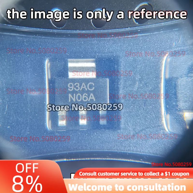 50/30 قطعة LM1117MP-1.8 LM1117MP-2.5 LM1117MP-2.85 LM1117MP-3.3 LM1117MP-5.0 LM1117MP SOT223