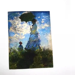 DIY Sewing Patchwork Oil Painting Hand Dyed Assorted Cotton Canvas Printed Quilt Home Textile Decor Fabric 15x20cm