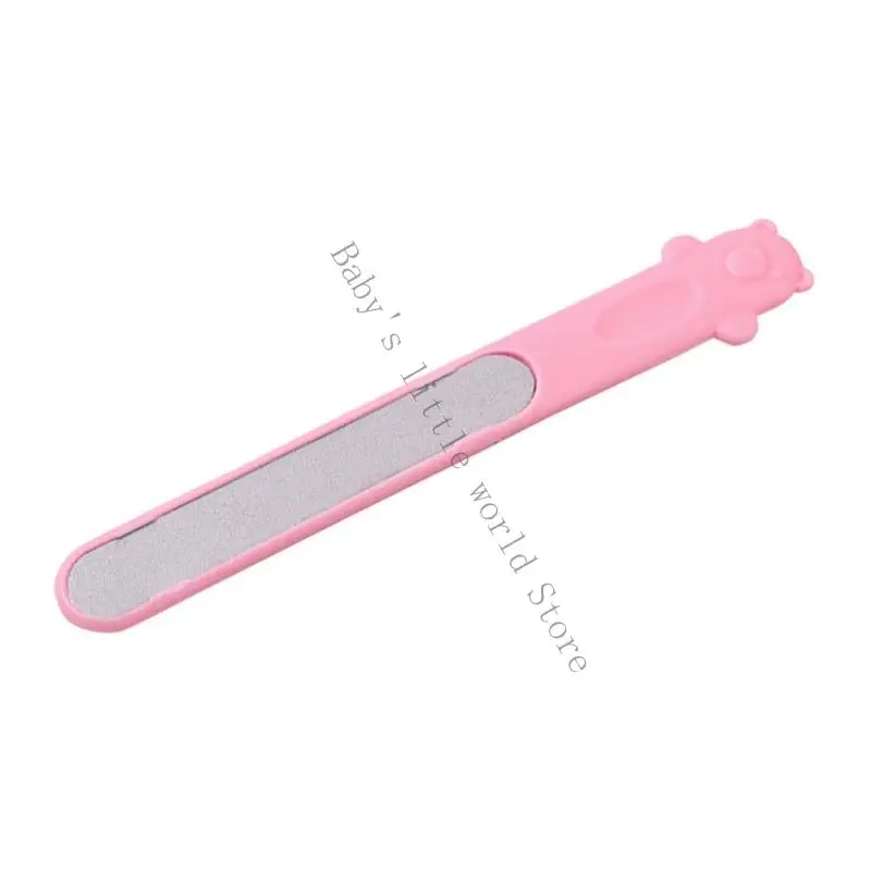 Gentle Baby Nails File con design cartone animato bordi arrotondati sicuri per unghie per neonati B2eb