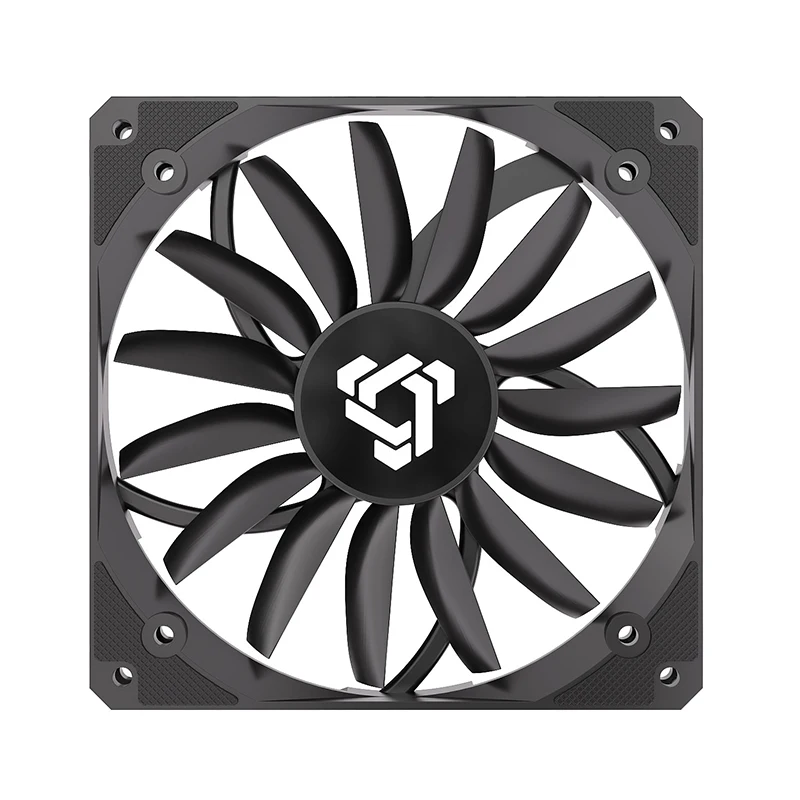 Teucer UT-14015 14 センチメートル超薄型シャーシファン 12V/4Pin PWM 300-1100 RPM 低ノイズ MFBD 15 ミリメートル厚さの PC ケース冷却ベンチレーター