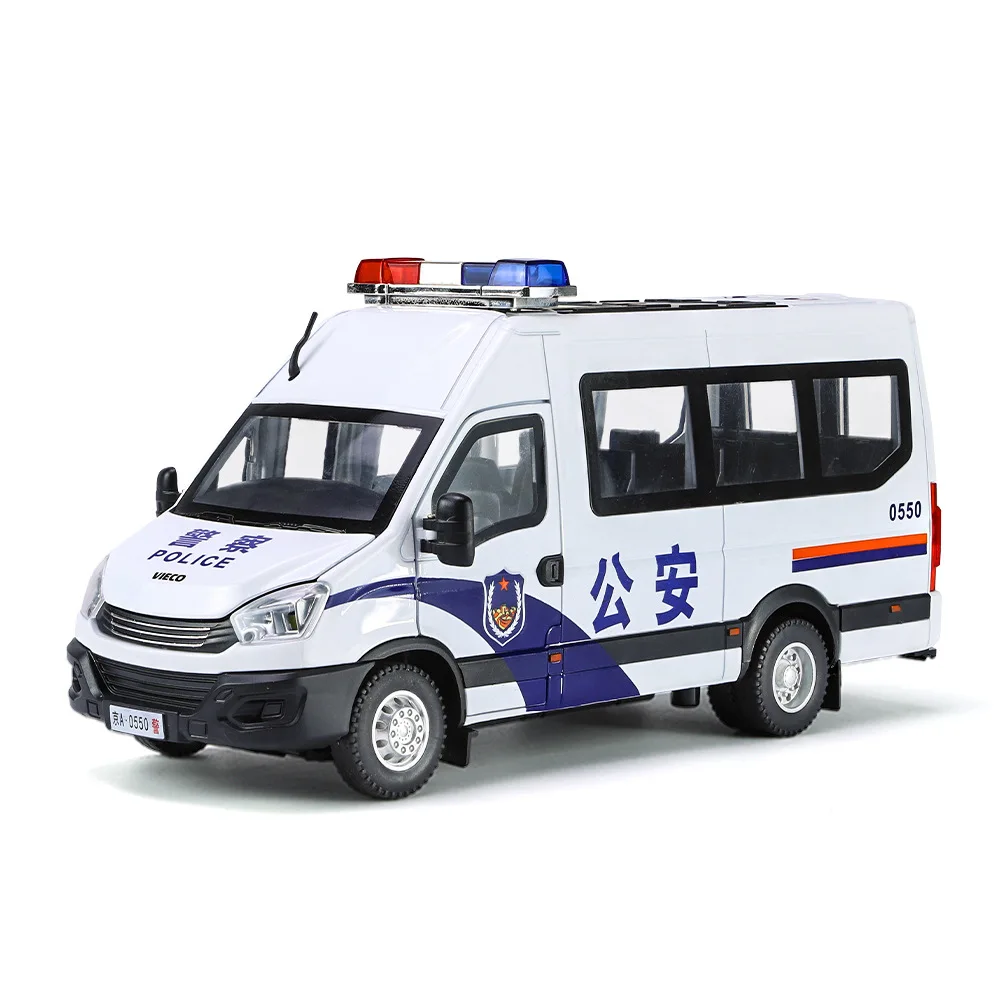 1:24 Alloy Armored Car Model Diecasts Metal Toy Police Anti-Terrorist Explosion Proof Car Vehicles Model Sound Light Gifts